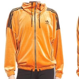 Adidas Velour track Jacket